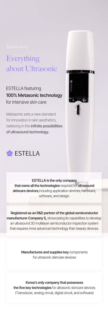 EstellaMOM [Postpartum maternity] ultrasonic skincare device for body and face - Korean Ultrasound Beauty Devices | Estella OfficialPortable
