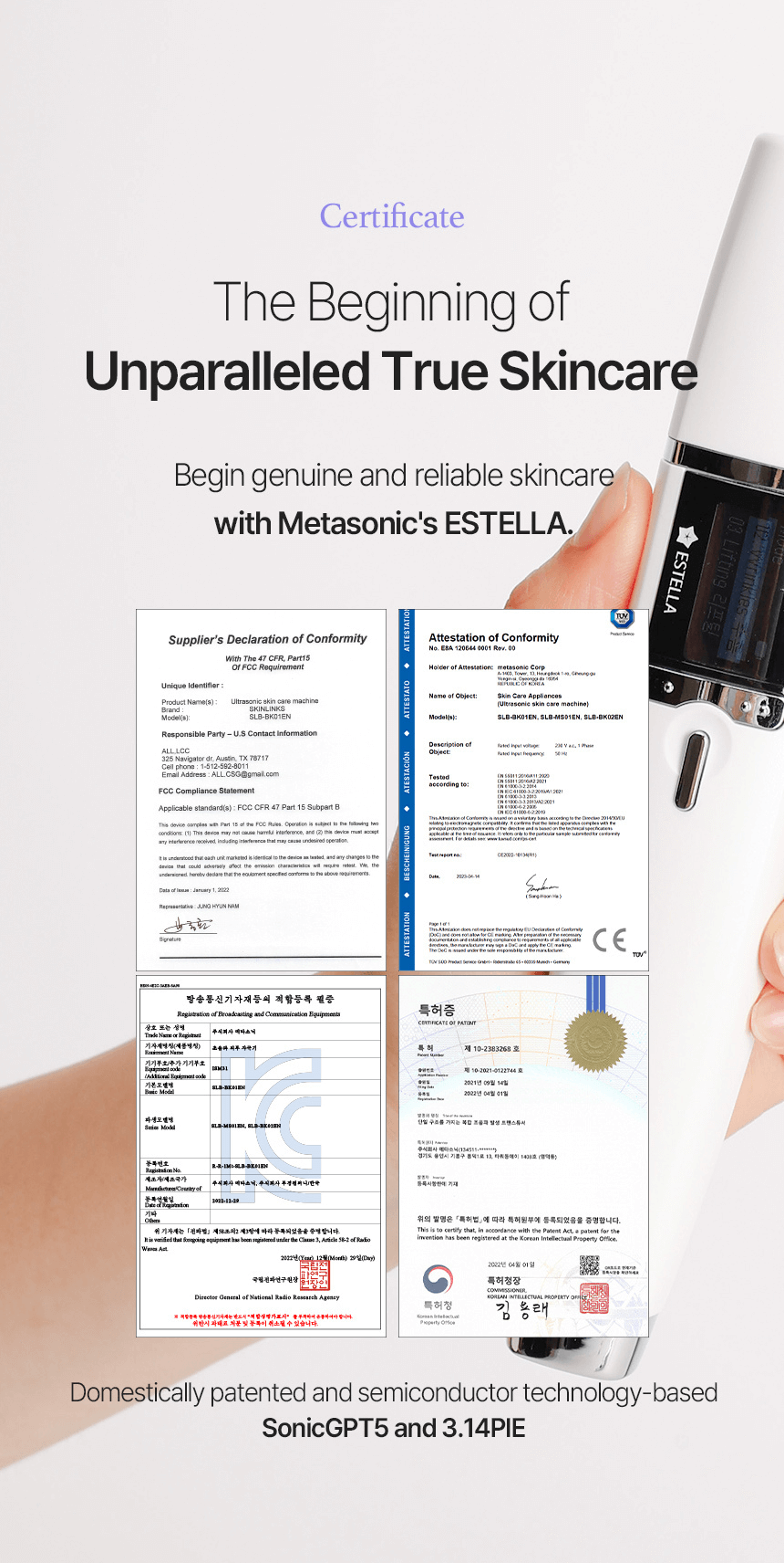EstellaMOM [Postpartum maternity] ultrasonic skincare device for body and face - Korean Ultrasound Beauty Devices | Estella OfficialPortable